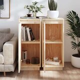  Komoda 2 kosa 31,5x34x75 cm trdna borovina, (20620034) | Shoptok.si