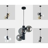  Luster na sajli TUBE 3xE27/60W/230V crna/zadimljena crna | Eponuda.com