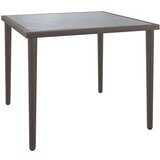  Vrtni stol sivi 48 x 48 x 37 cm čelični | shoptok.hr
