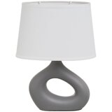 Casa Selección Bijela/siva stolna lampa keramička s tekstilnim sjenilom (visina 30 cm) – | shoptok.hr