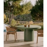Kave Home Betonska okrogla vrtna miza ø 120 cm Aiguablava – | Shoptok.si