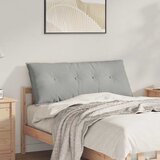  Jastuk za leđa Svijetlo siva 120 x 50 cm Mikrofiber tkanina | shoptok.hr