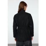 Trendyol Black Regular Elastic Waist Woolen Midi Coat | Eponuda.ba