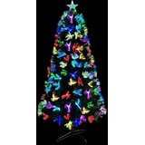  Umjetno božićno drvce s 160 LED svjetlima Zelena 150 cm PVC | shoptok.hr