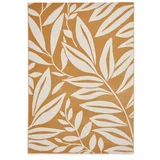 Catherine Lansfield Oker rumena preproga 120x170 cm Sorral Leaves –