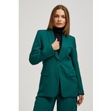 Marisse Single-Breasted Emerald Jacket Cene