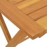 Stol za vrt Prirodna 60 x 60 x 72 cm Čvrsto drvo akacije | shoptok.hr