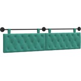  Držeće uzglavlje Zidne Tirkizna 210 x 55 x 7 cm Baršun - Tirkizna 200 cm bez LED | shoptok.hr