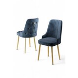 Hanah home set 4 stolice newa anthracite gold Cene