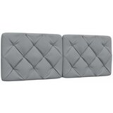 vidaXL Vzglavna stranica svetlo siva 140 cm blago Cene