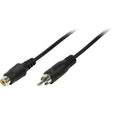 CA1033 cinch avdio priključni kabel 10.00 m črna (mat), (20432233)