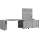  Klubska mizica siva sonoma 150x50x35 cm inženirski les, (20712473) | Shoptok.si