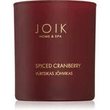 JOIK Organic Home & Spa Spiced Cranberry dišeča sveča 150 g