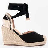 Leindia Espadrile 102923 Črna Cene