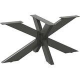  Noga klub stolića u obliku pauka antracit 98x58x(42-43) cm čelik | shoptok.hr