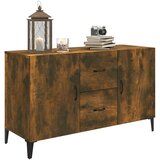  Komoda boja dimljenog hrasta 100 x 36 x 60 cm konstruirano drvo | shoptok.hr