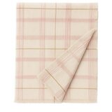 Lorena Canals Svetlo rožnato bombažno otroško pregrinjalo 140x200 cm Tartan Rose – Cene