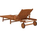  Ležalnik 2 kosa trden akacijev les, (20663067) | Shoptok.si