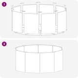  Sadilica Crna 120 x 120 x 50 cm Čelik | shoptok.hr