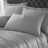 Catherine Lansfield Siva satenska posteljina za bračni krevet/za produženi krevet 230x220 cm Silky Soft – | shoptok.hr