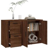 vidaXL Komoda boja Smeđi hrasta 100x33x59,5 cm od konstruiranog drva | shoptok.hr