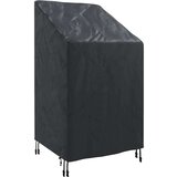 vidaXL Pokrov za vrtn stol Črna 70 x 70 x 85 / 125 cm 210D tkanina | Shoptok.si