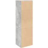 vidaXL Regal za knjige boja betona 31x24x102 cm konstruirano drvo | shoptok.hr