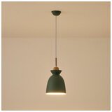  Luster na sajli SIMPLO 1xE27/15W/230V, zelena, prečnik 19,5 cm | Eponuda.com