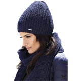 Kamea Woman's Set Hat&Scarf K.19.246.12 Navy Blue Cene