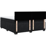  Krevet s oprugama i madracem crni 200x200 cm baršunasti | shoptok.hr