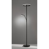 Fischer & Honsel Črna LED zatemnitvena stoječa svetilka (višina 180 cm) Dent – | Shoptok.si
