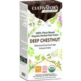 CULTIVATOR'S Organic Herbal Hair Color - Deep Chestnut