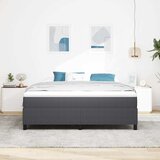  Krevet s opruga kutije Tamno siva i bijela 180 x 200 cm | shoptok.hr