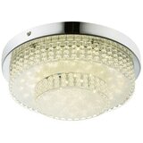 Globo Okrugla stropna LED svjetiljka (16 W, Ø x V: 280 mm x 9 cm, Krom, Neutralno bijelo) | shoptok.hr