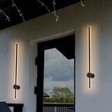  LED spoljašnje zidno svetlo LED/12W/230V 3000K IP65 crno | Eponuda.com