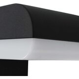  Vanjska LED zidna svjetiljka 9 W crna ovalna | Shoptok.si