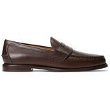 Polo Ralph Lauren Usnjeni mokasini Alston Penny moški, rjava barva, 803978015001 Cene