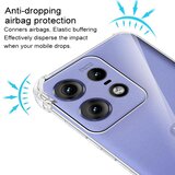 Techsuit Shockproof Clear Silicone prozirna maskica otporna na udarce za Motorola Edge 50 Pro | shoptok.hr