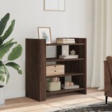  Komoda boja smeđeg hrasta 73,5x35x75 cm konstruirano drvo | shoptok.hr