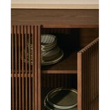Kave Home Temno rjava komoda v orehovem dekorju 181x71,5x42,5 cm Beyla – | Shoptok.si