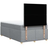  Krevet s oprugama i madracem svjetlosivi 120x190 cm od tkanine | shoptok.hr