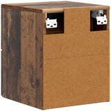  Noćni ormarić za montažu na zid Staro drvo 33 x 34,5 x 40 cm | shoptok.hr