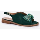 S. BARSKI Womens Sandals With Bow On Flat Heel S.Barski | Shoptok.si