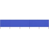 vidaXL vjetrobran s 5 panela od tkanine 600 x 120 cm azurno plavi | shoptok.hr