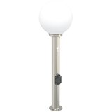 vidaXL Stebriček s senzorjem in vtičnico 80 cm nerjaveče jeklo IP44, (5000296991) | Shoptok.si