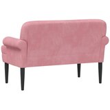  Ljubavni kauč s gumbima Ružičasta 120 x 66 x 78 cm Baršun | Eponuda.com