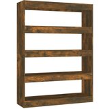 Maison Chic Knjižna omara - Knjižni regal dimljeni hrast 100x30x135 cm, (21723552) Cene