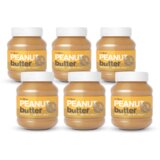 GymBeam Puter od kikirikija 100% 6 x 340 g glatko u