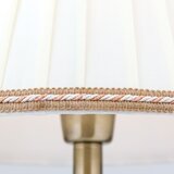 Orion LA 4-1085/1 - Stona lampa TONIA 1xE27/60W/230V, prečnik 30 cm, bela/bronza | Eponuda.com