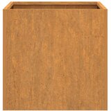 vidaXL Cvetlično korito 2 kosa sivo 32x30x29 cm odporno jeklo | Shoptok.si